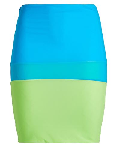 Attico The  Woman Mini Skirt Green Size L Polyamide, Elastane
