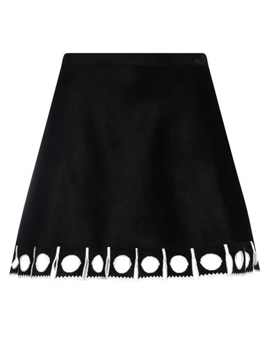 Alaïa Woman Mini Skirt Black Size 8 Wool, Viscose, Polyamide, Polyester, Elastane