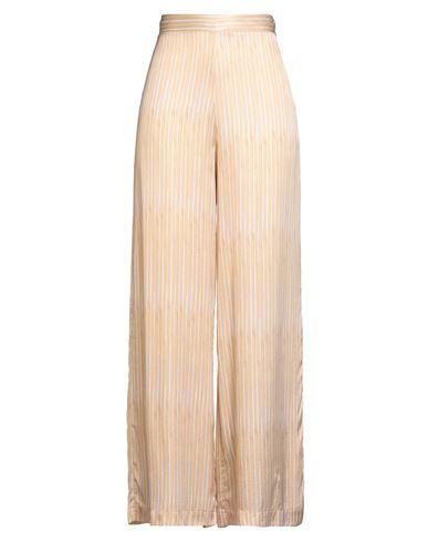 Ottod'ame Woman Pants Sand Size 6 Viscose