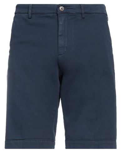 Shop 40weft Man Shorts & Bermuda Shorts Midnight Blue Size 38 Organic Cotton, Cotton, Elastane