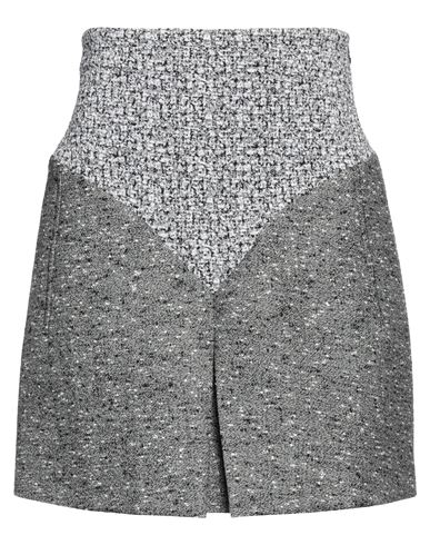 Paco Rabanne Rabanne Woman Mini Skirt White Size 10 Wool, Polyamide, Polyester, Elastane