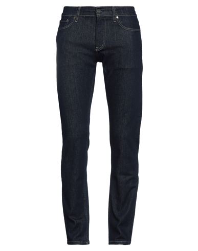 Calvin Klein Man Jeans Blue Size 30w-32l Cotton, Elastane