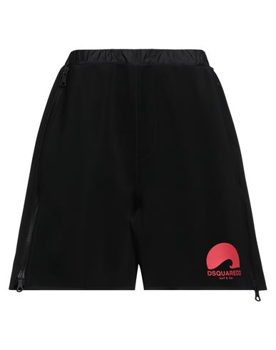 Shop Dsquared2 Man Shorts & Bermuda Shorts Black Size 36 Polyamide, Elastane