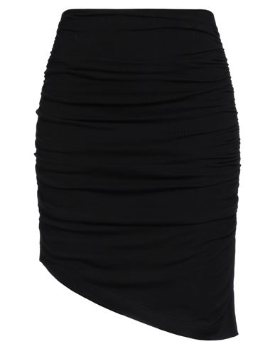 Lama Jouni Woman Mini Skirt Black Size L Viscose, Elastane