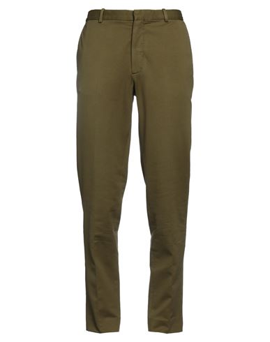 Shop Circolo 1901 Man Pants Military Green Size 36 Cotton, Elastane