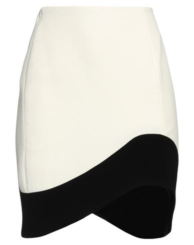 Mugler Woman Mini Skirt White Size 4 Viscose, Cotton, Polyamide