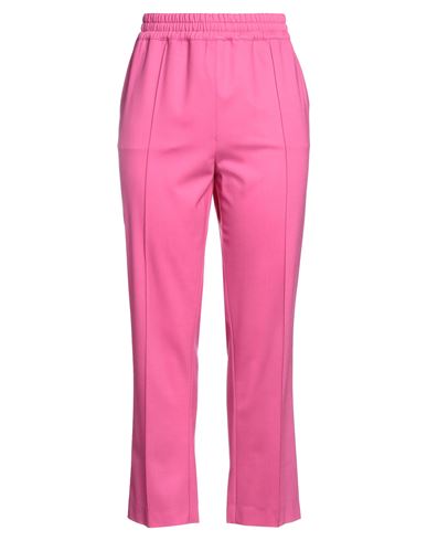 Philosophy Di Lorenzo Serafini Woman Pants Fuchsia Size 10 Wool, Elastane In Pink