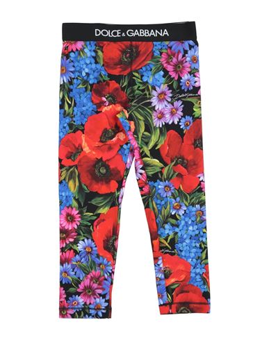 Shop Dolce & Gabbana Toddler Girl Leggings Red Size 6 Cotton, Elastane, Polyester, Polyamide