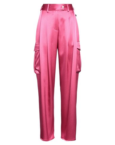 El La® Lago Di Como El La Lago Di Como Woman Pants Fuchsia Size 4 Polyester In Pink
