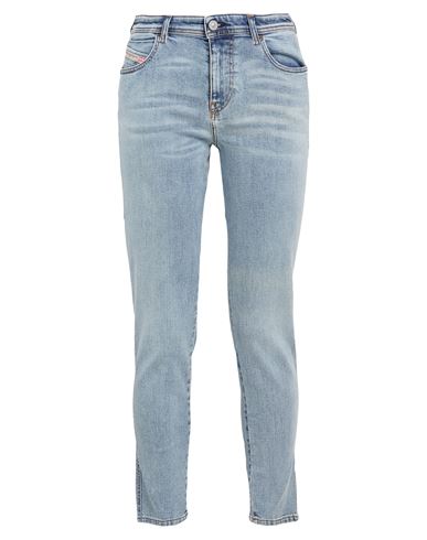 Shop Diesel Woman Jeans Blue Size 27w-30l Cotton, Elastane