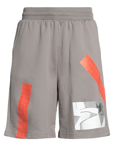 Shop A-cold-wall* Man Shorts & Bermuda Shorts Grey Size L Organic Cotton