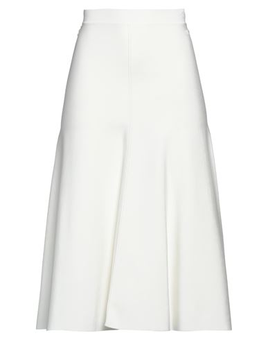 Giorgio Armani Woman Midi Skirt Off White Size 4 Viscose, Polyamide, Elastane
