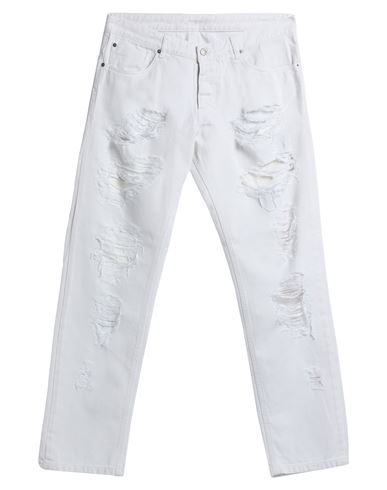 Shop Hamaki-ho Man Jeans White Size 38 Cotton