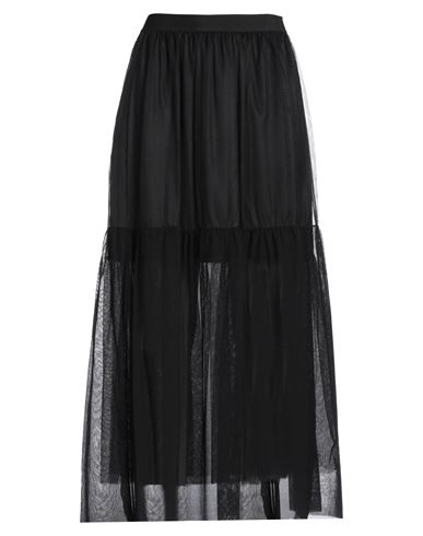 Shop Pinko Uniqueness Woman Maxi Skirt Black Size 4 Cotton, Polyester, Polyamide
