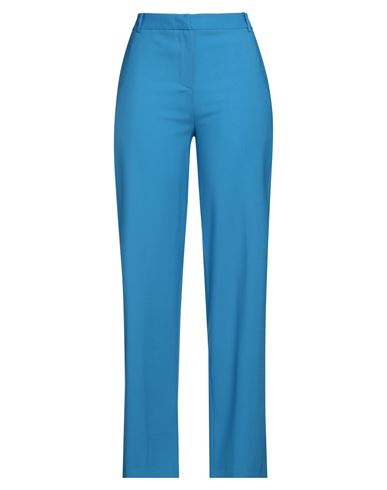 Act N°1 Woman Pants Azure Size 8 Wool In Blue