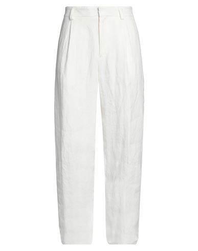 Giorgio Armani Man Pants White Size 40 Linen