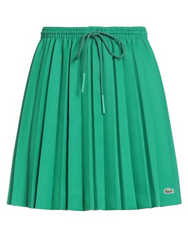 Shop Lacoste Lve Lacoste L!ve Woman Mini Skirt Green Size 4 Polyester, Cotton
