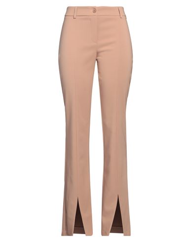 Rebel Queen Woman Pants Camel Size 8 Polyamide, Polyester In Beige