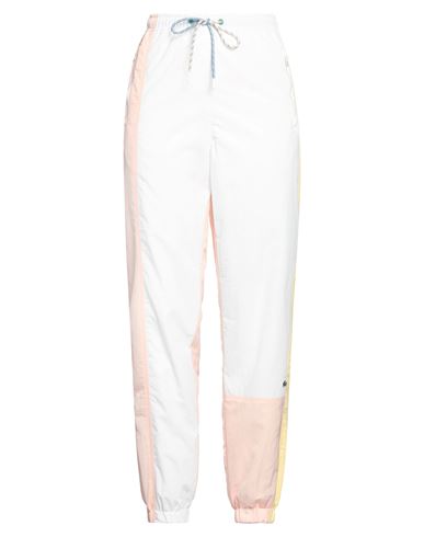 Lacoste Lve Lacoste L!ve Woman Pants White Size 4 Polyamide, Polyester