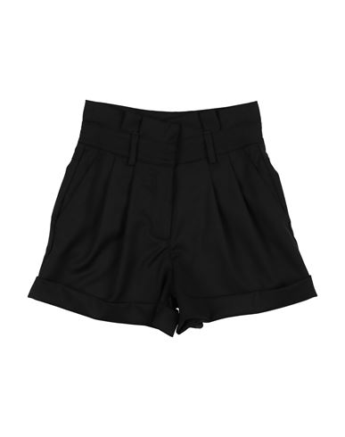 Shop Balmain Toddler Girl Shorts & Bermuda Shorts Black Size 6 Virgin Wool