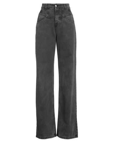 Shop Noir'n'bleu Woman Jeans Black Size 30 Cotton, Elastane