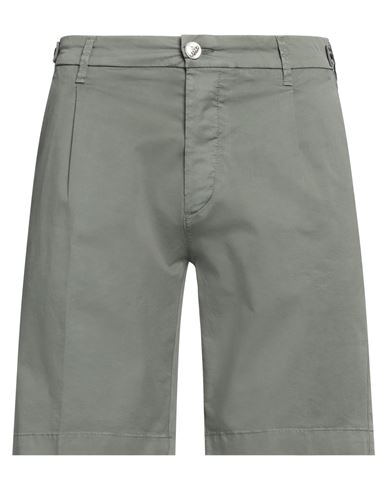 Barba Napoli Man Shorts & Bermuda Shorts Military Green Size 34 Cotton, Elastane