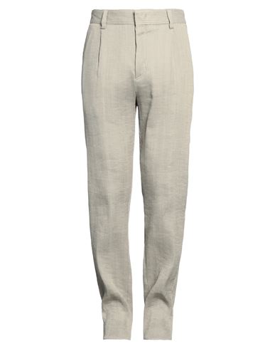 Giorgio Armani Man Pants Grey Size 36 Ramie, Cotton
