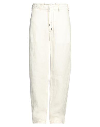 Giorgio Armani Man Pants White Size 38 Hemp