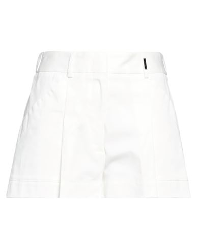 Shop Tonet Woman Shorts & Bermuda Shorts White Size 4 Cotton, Elastane