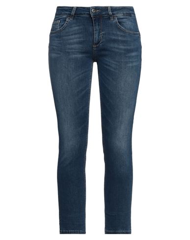 Liu •jo Woman Jeans Blue Size 27w-28l Cotton, Elastane