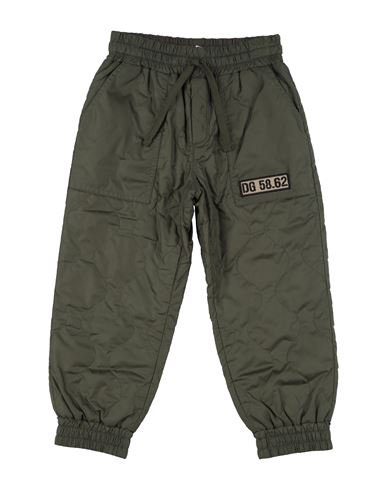 Dolce & Gabbana Toddler Boy Pants Military Green Size 4 Polyamide In Green