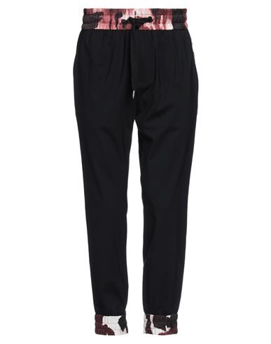 Dolce & Gabbana Man Pants Black Size 34 Virgin Wool, Polyester, Elastane