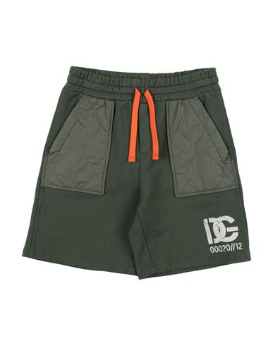 Dolce & Gabbana Babies'  Toddler Boy Shorts & Bermuda Shorts Military Green Size 4 Cotton