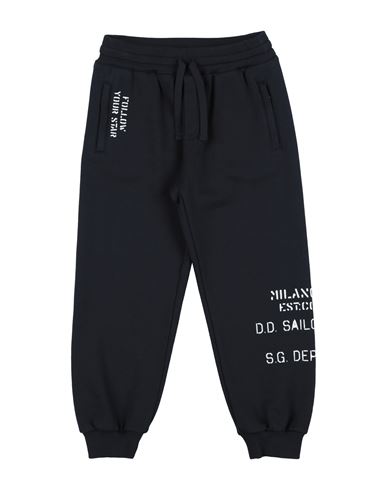 Dolce & Gabbana Toddler Boy Pants Midnight Blue Size 4 Cotton In Blue