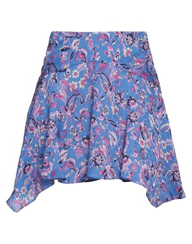 ISABEL MARANT ISABEL MARANT WOMAN MINI SKIRT AZURE SIZE 2 VISCOSE, SILK 