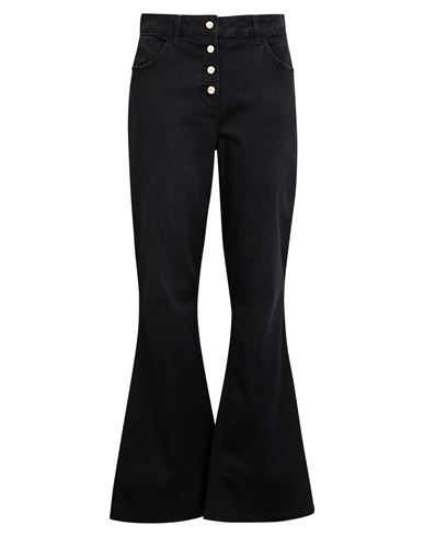 Liu •jo Woman Jeans Black Size 32 Cotton, Polyester, Elastane In Black