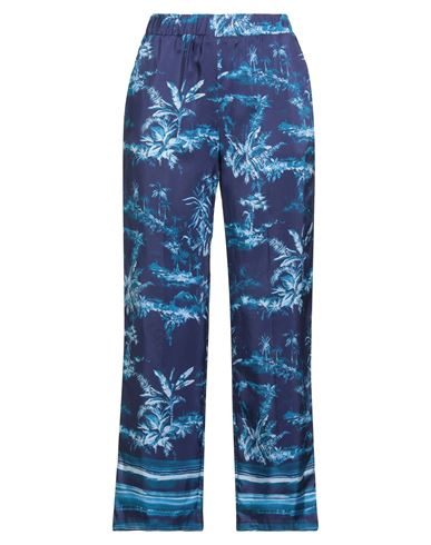 True Royal Woman Pants Midnight Blue Size 4 Silk