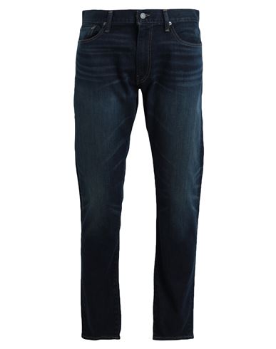 Polo Ralph Lauren Parkside Active Taper Stretch Jean Man Jeans Blue Size 34w-32l Cotton, Elastane