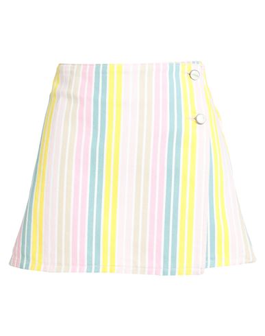 Shop Ganni Woman Denim Skirt Light Pink Size 8/10 Organic Cotton