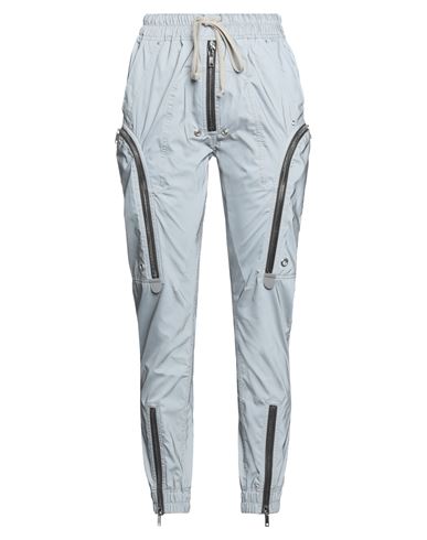 Rick Owens Woman Pants Silver Size 12 Fiberglass, Polyester, Polyurethane, Calfskin