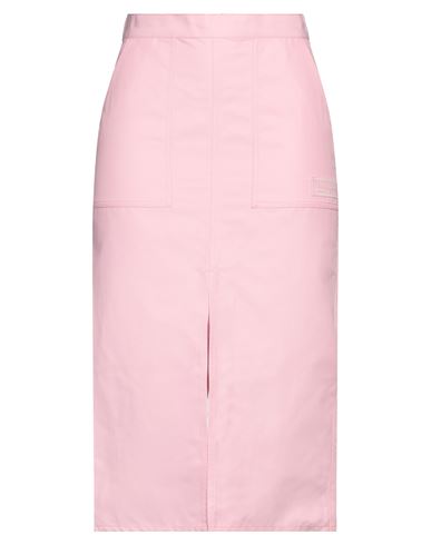 Marni Woman Midi Skirt Pink Size 8 Polyamide, Linen, Cotton In Pink