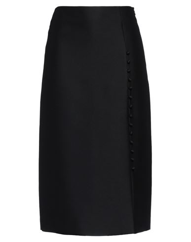 Rejina Pyo Woman Midi Skirt Black Size 4 Wool, Silk