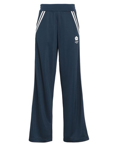 Kenzo Woman Pants Midnight Blue Size S Polyester, Viscose, Elastane, Polyamide, Cotton In Blue
