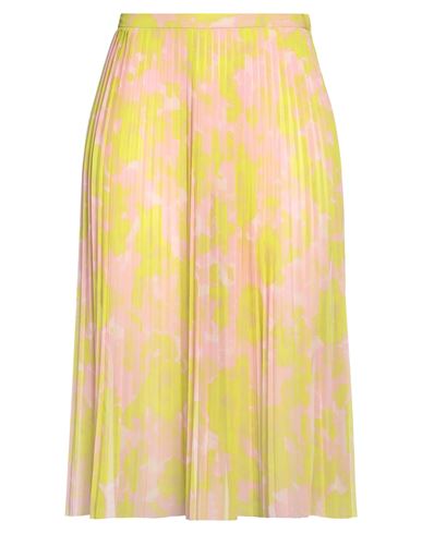 Shop Dries Van Noten Woman Midi Skirt Acid Green Size 12 Polyester