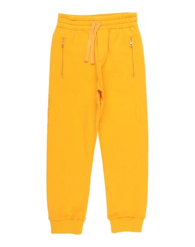 Shop Dolce & Gabbana Toddler Boy Pants Ocher Size 7 Cotton, Elastane In Yellow