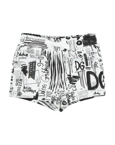 Shop Dolce & Gabbana Newborn Boy Shorts & Bermuda Shorts White Size 3 Cotton