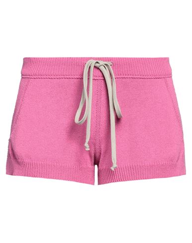 Rick Owens Woman Shorts & Bermuda Shorts Fuchsia Size M Cashmere, Elastane, Wool In Pink