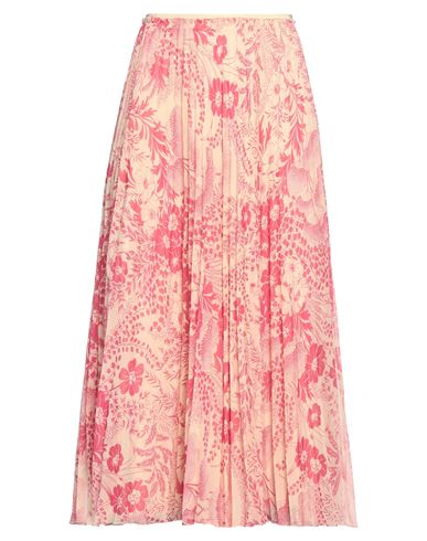 Red Valentino Woman Midi Skirt Magenta Size 2 Polyester In Pink