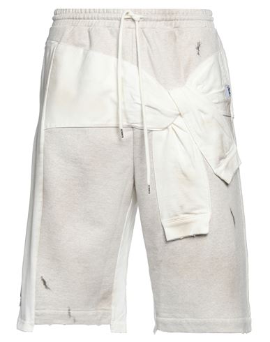 Shop Miharayasuhiro Maison Mihara Yasuhiro Man Shorts & Bermuda Shorts Light Grey Size 34 Cotton