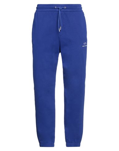 Armani Exchange Man Pants Bright Blue Size Xxl Cotton